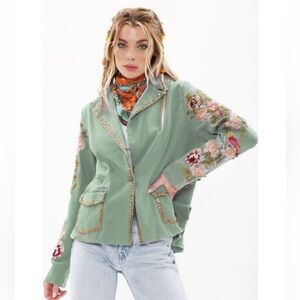 Aratta Silent Journey Denim Jacket NWT Size M